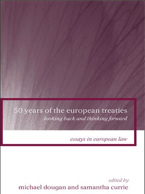 cover image of 50 Years of the European Treaties